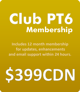 Club PT6 - $399CDN